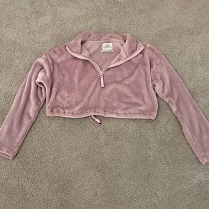 Light purple cropped quarter zip!